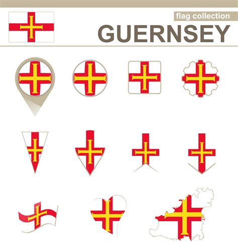 Guernsey Flag Collection 5729372 Vector Art at Vecteezy