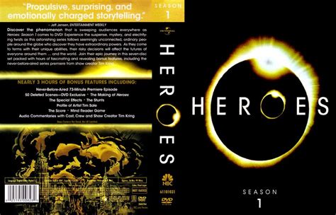 Heroes Season 1 R1 - TV DVD Scanned Covers - 15469Heroes S1 R1 Cover ...