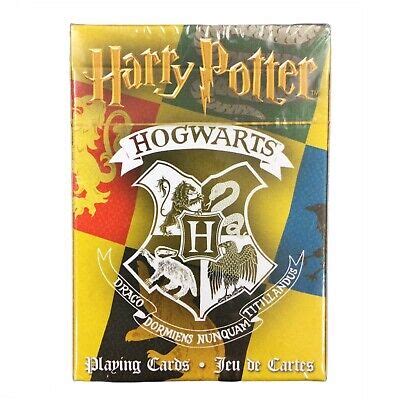 HARRY POTTER MOVIES Themed Illustrated Hogwarts Playing Cards £4.90 - PicClick UK