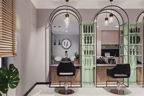 HAIR SALON INTERIOR | Behance