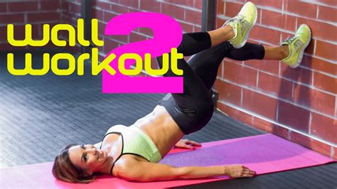 Full Body Workout Routine Using a Wall Part 2 | Natalie Jill - YouTube