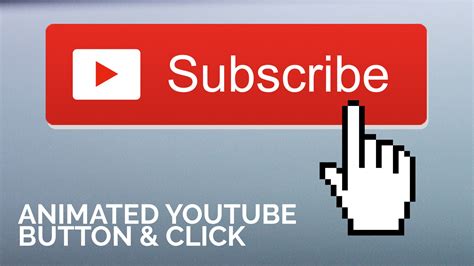 Animated YouTube Subscribe Button with Click in After Effects | Phil ...