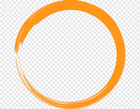 Brown ring, Circle Icon, Painted orange circle, watercolor Painting, angle, ink png | PNGWing