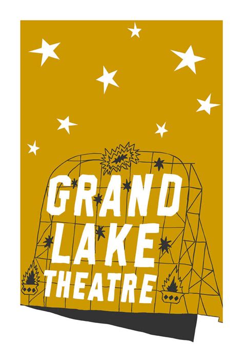 Grand Lake Theatre – by Shane Donahue - 11" x 14" - Sheridan Prize for Art