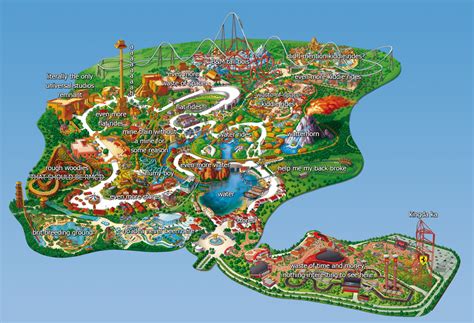 Turismo No autorizado otoño portaventura map Treinta solitario apelación