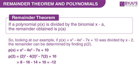 Remainder Theorem