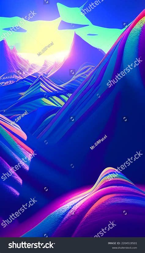 Colorful Fantasy Digital Art Background Wallpaper Stock Illustration 2204519501 | Shutterstock