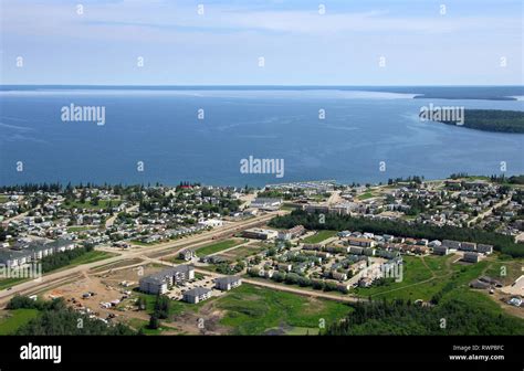 aerial, Cold Lake, Alberta Stock Photo - Alamy