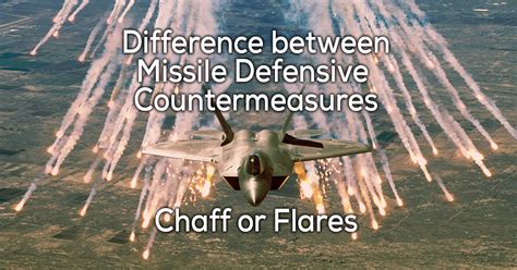 Difference Flares Chaff Defensive Countermeasure Firing Photos, Chive