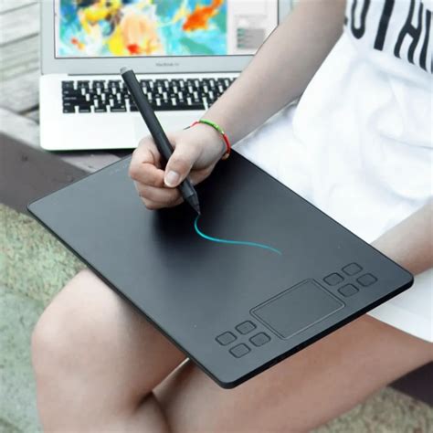 Drawing Tablet veikk a50 Digital Pen Tablet with 8192 Levels Passive ...
