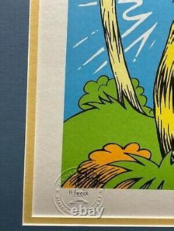 Dr. Seuss Art The Lorax Book Cover Limited Edition Very RARE MINT