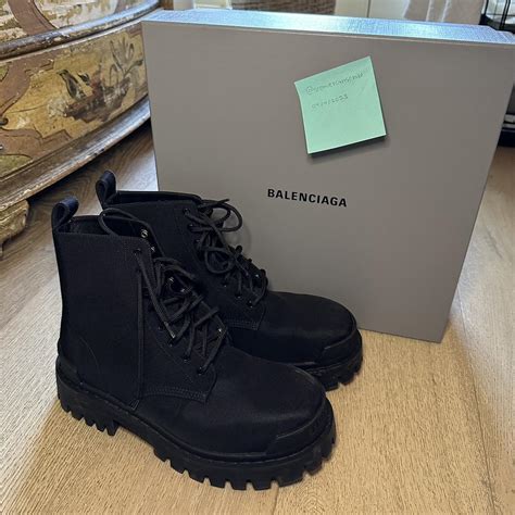 Balenciaga Women's Black Boots | Depop