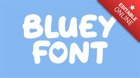 Bluey Font Text Effects Generator