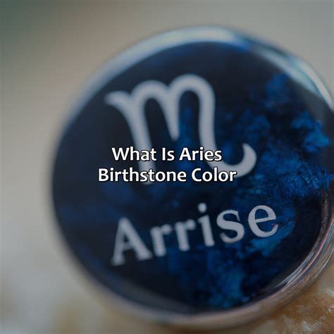 What Is Aries Birthstone Color - colorscombo.com