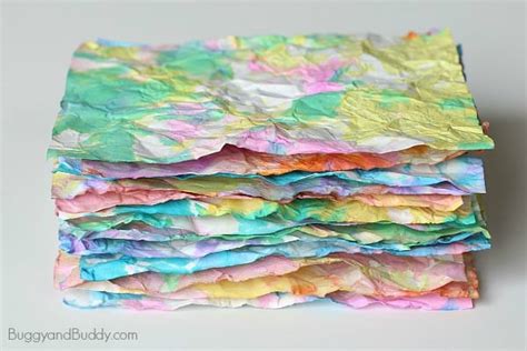 Crumpled Paper Art for Kids Inspired by Ish - Buggy and Buddy