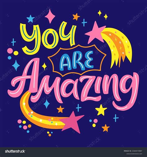 3,601 You Are Amazing Poster Images, Stock Photos, 3D objects ...