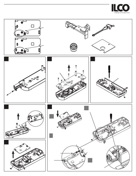 Kaba Ilco 790/79 Series Door locks Rework installation sheet PDF View ...