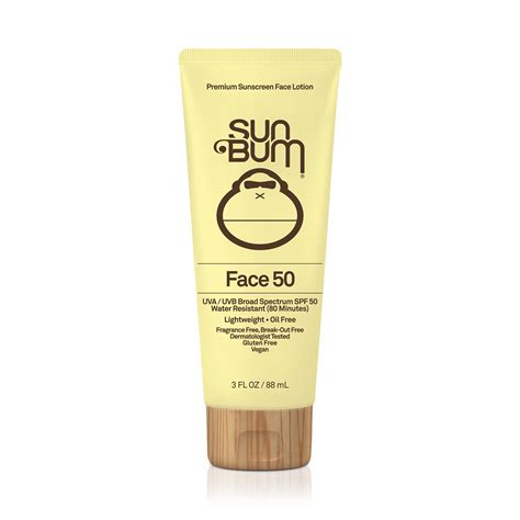 Sun Bum Premium Sunscreen Face Lotion Face 50 - EDCskincare.com