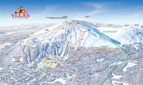 Yllas Ski Trail Map Free Download