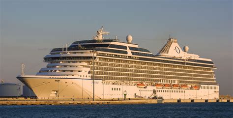 The Oceania-class cruise ship MS Marina docked in Sète Hérault France. Wikipedia Picture of the ...