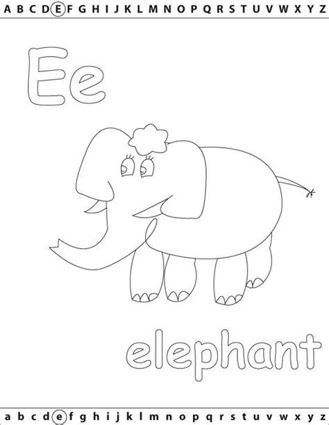 Alphabet Coloring Pages Set 1 | Coloring Pages E | Alphabet coloring ...