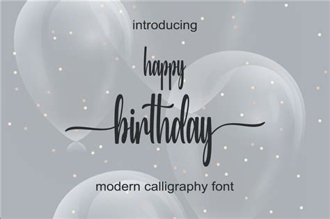 Happy Birthday Calligraphy Fonts