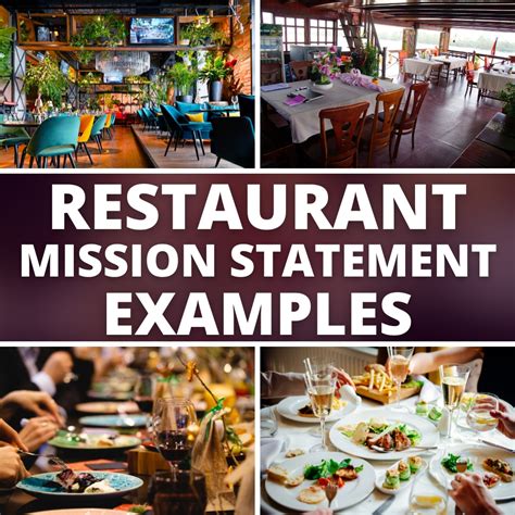 30+ Restaurant mission statement examples