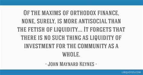 Of the maxims of orthodox finance, none, surely, is more...