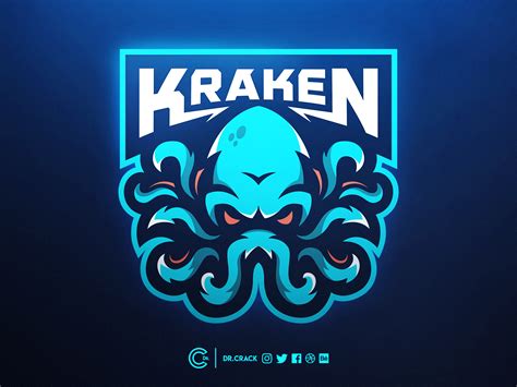 Kraken Mascot logo by Alec Des Rivières on Dribbble