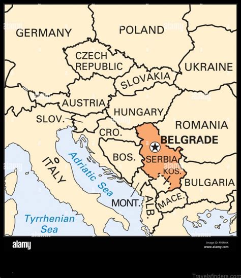 Explore Belgrade, Serbia with a Map - TravelsFinders.Com