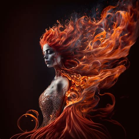 ArtStation - Fire goddess