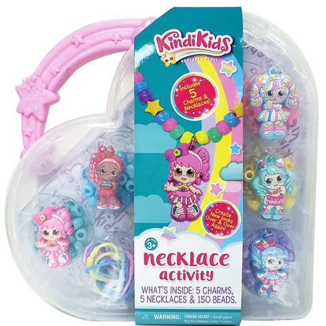 Kindi Kids Plastic Necklace Activity Set - multicolored - Walmart.com