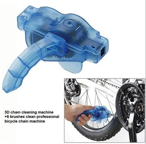 Bicycle Chain Cleaner Mountain Bike Machine Brushes Scrubber Wash Tool ...