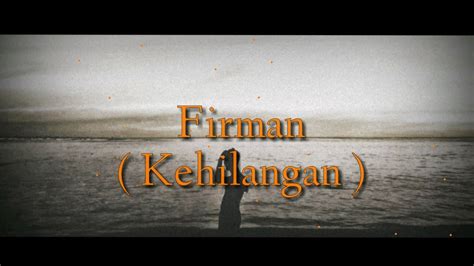 Firman - kehilangan ( cover ) - YouTube