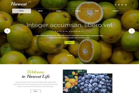 Responsive Free Agriculture Website Templates - Templates Hub