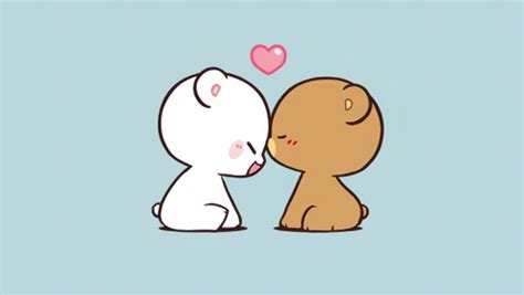 Kiss Milk And Mocha GIF - Kiss Milk and mocha Milk and mocha bear ...