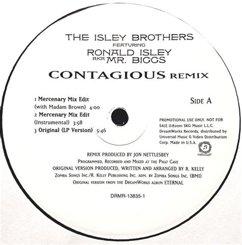 The Isley Brothers Featuring Ronald Isley A.K.A. Mr. Biggs – Contagious ...