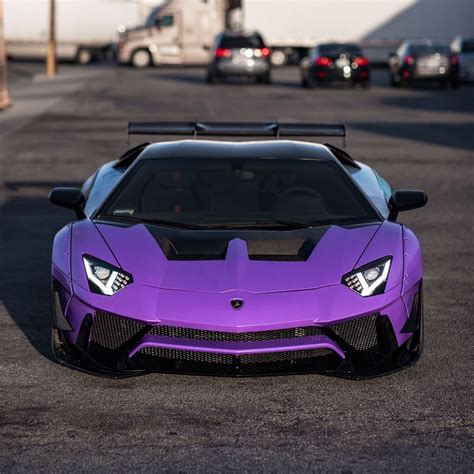 Chris Brown Shows Insane Widebody Purple Lamborghini Aventador SV - autoevolution