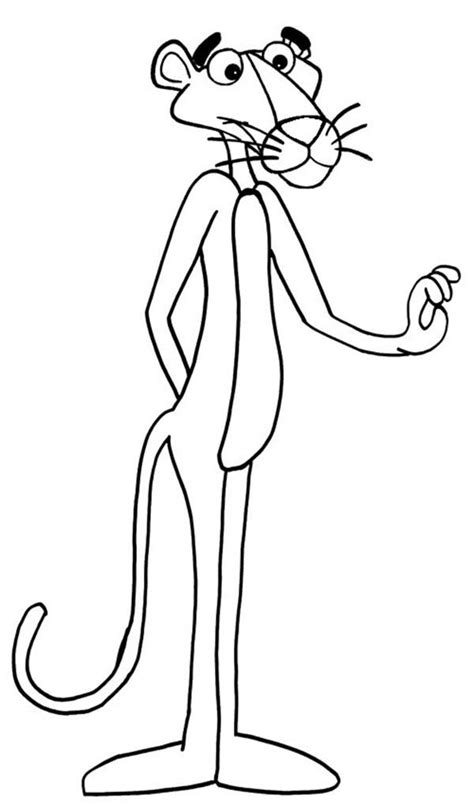 Picture Of Pink Panther Coloring Pages : Bulk Color | Coloring pages, Pink panthers, Coloring ...