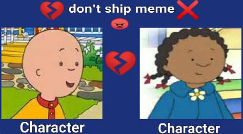 I don't ship Caillou and Clementine by Arvin-CuteAnimalFan on DeviantArt