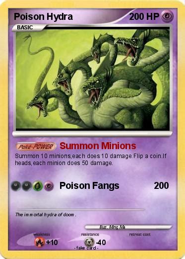 Pokémon Poison Hydra - Summon Minions - My Pokemon Card