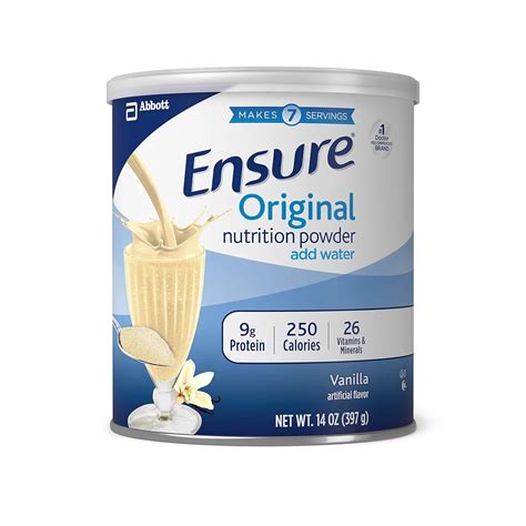 Ensure Original Nutrition Powder with 9g of Protein Per Serving ...