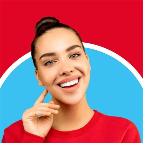 Red And Blue Simple Profile Picture Avatar Template and Ideas for Design | Fotor