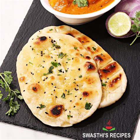Butter Naan Recipe - Swasthi's Recipes