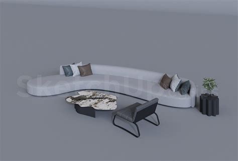 10349. Free Sketchup Sofa Model Download