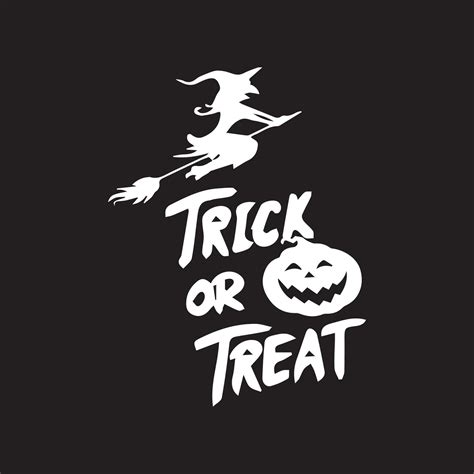 trick or treat horror logo 28202719 Vector Art at Vecteezy