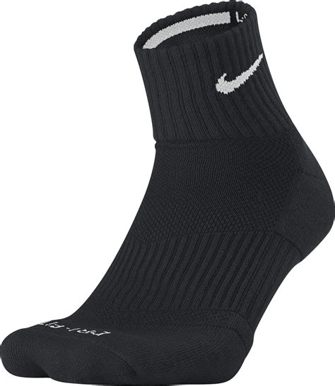 Nike - NEW Nike Dri-Fit Performance Quarter Black Socks Men's Large 8-12 - Walmart.com - Walmart.com