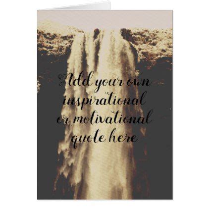 Create your own Inspirational/Motivational quote Card | Zazzle.com | Quote cards, Inspirational ...