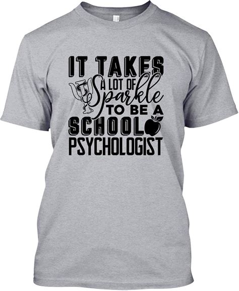 to Be A School Psychologist T Shirt, School Psychologist Mens Shirt, Tshirt for Womens : Amazon ...