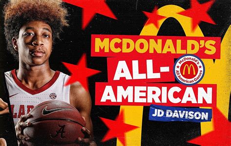 Alabama Commit JD Davison Named McDonald’s All-American